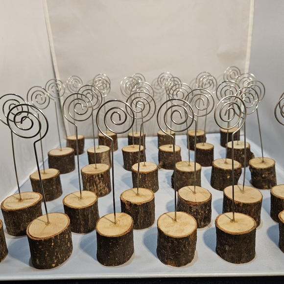 Set of 30 rustic place card/ photo holders - Picture 2 of 2